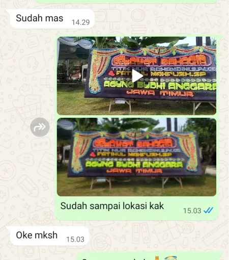 Pengiriman Papan Bunga Jalan Sudirman Jakarta