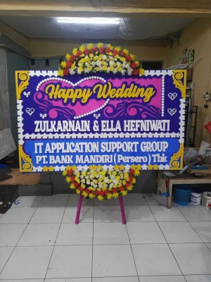 Papan Bunga di Jalan Sudirman Jakarta